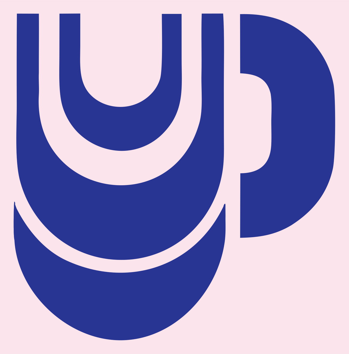 Bold Geometric Mug Mark #fce4ec/#283593
