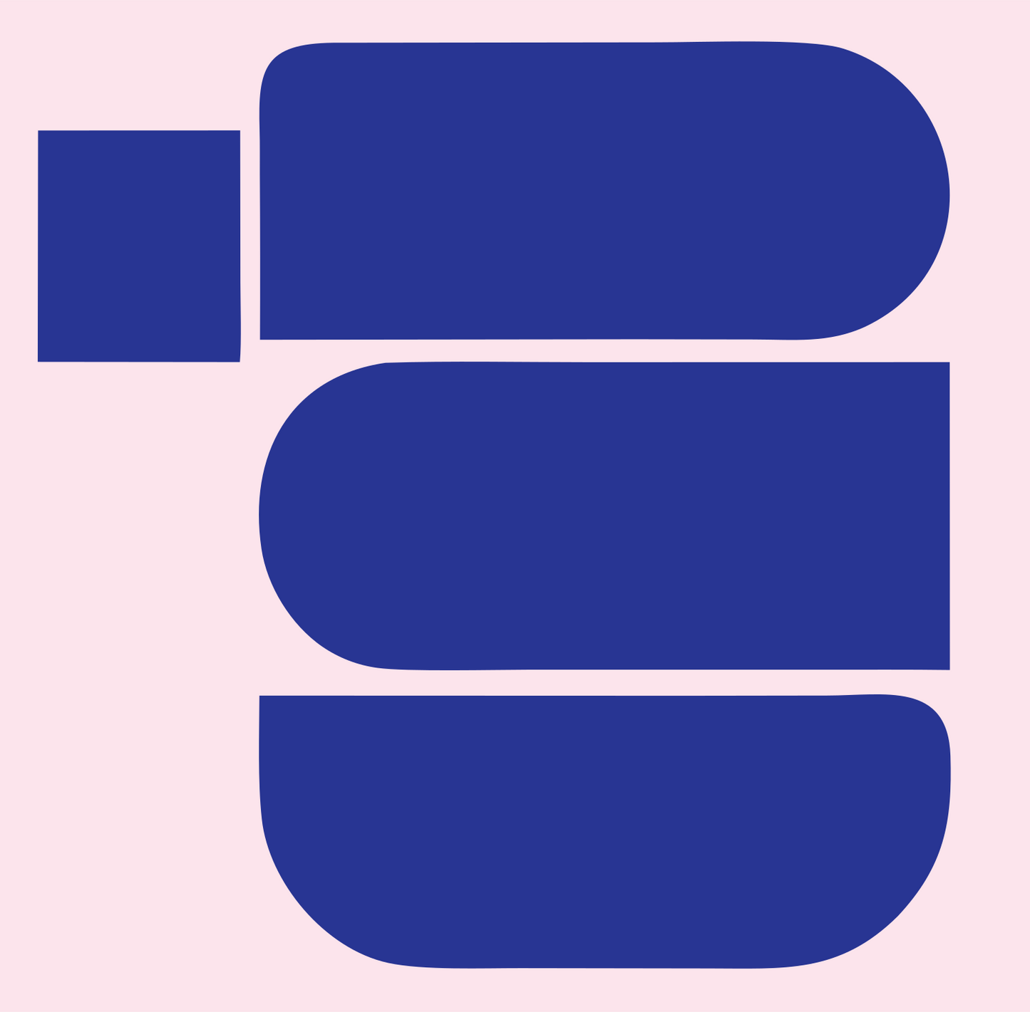 Bold Mug Side-View Icon #fce4ec/#283593