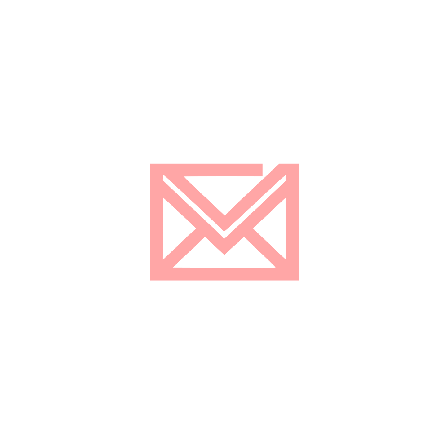 Email Envelope Logo #ffa6a6