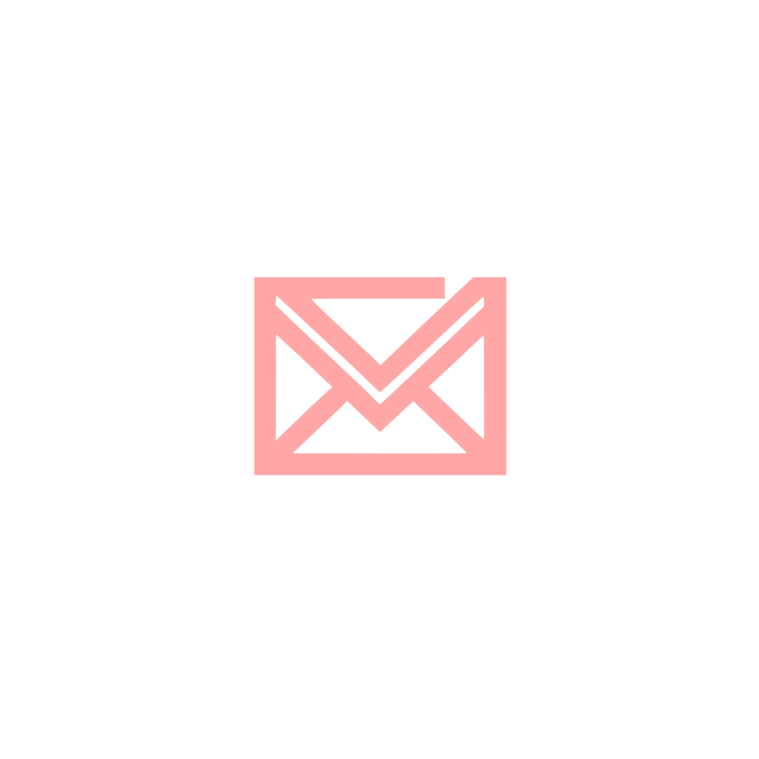 Email Envelope Logo #ffa6a6