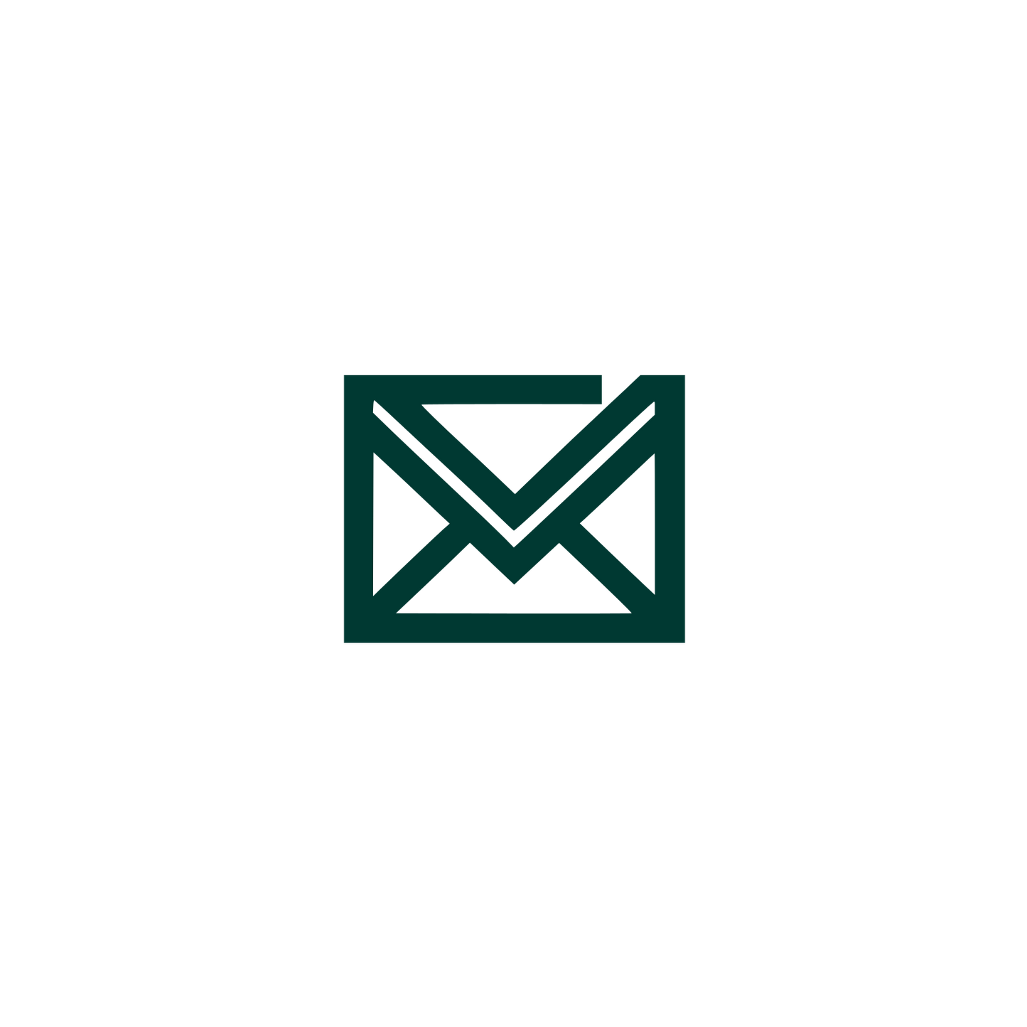 Email Envelope Logo #003932