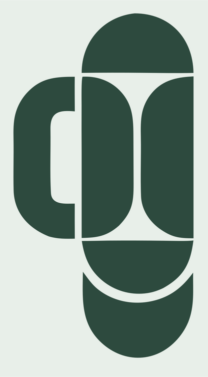 Bold Mug Front-View Logo #e8efe9/#2d4a3e