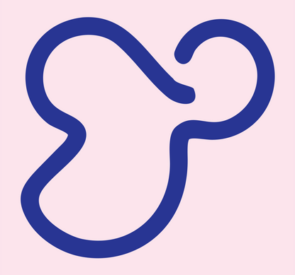 Monoline Mug Outline Logo #fce4ec/#283593