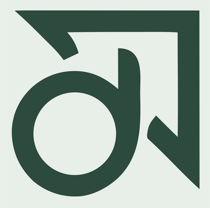 Monoline Circle Arrow Mug Mark #e8efe9/#2d4a3e