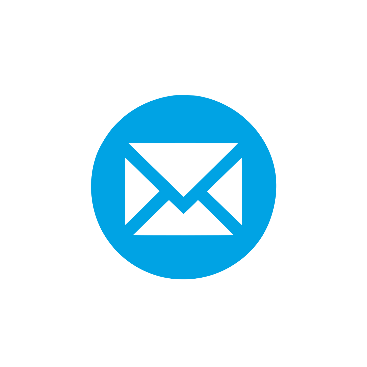Email Service Logo #00a3e4