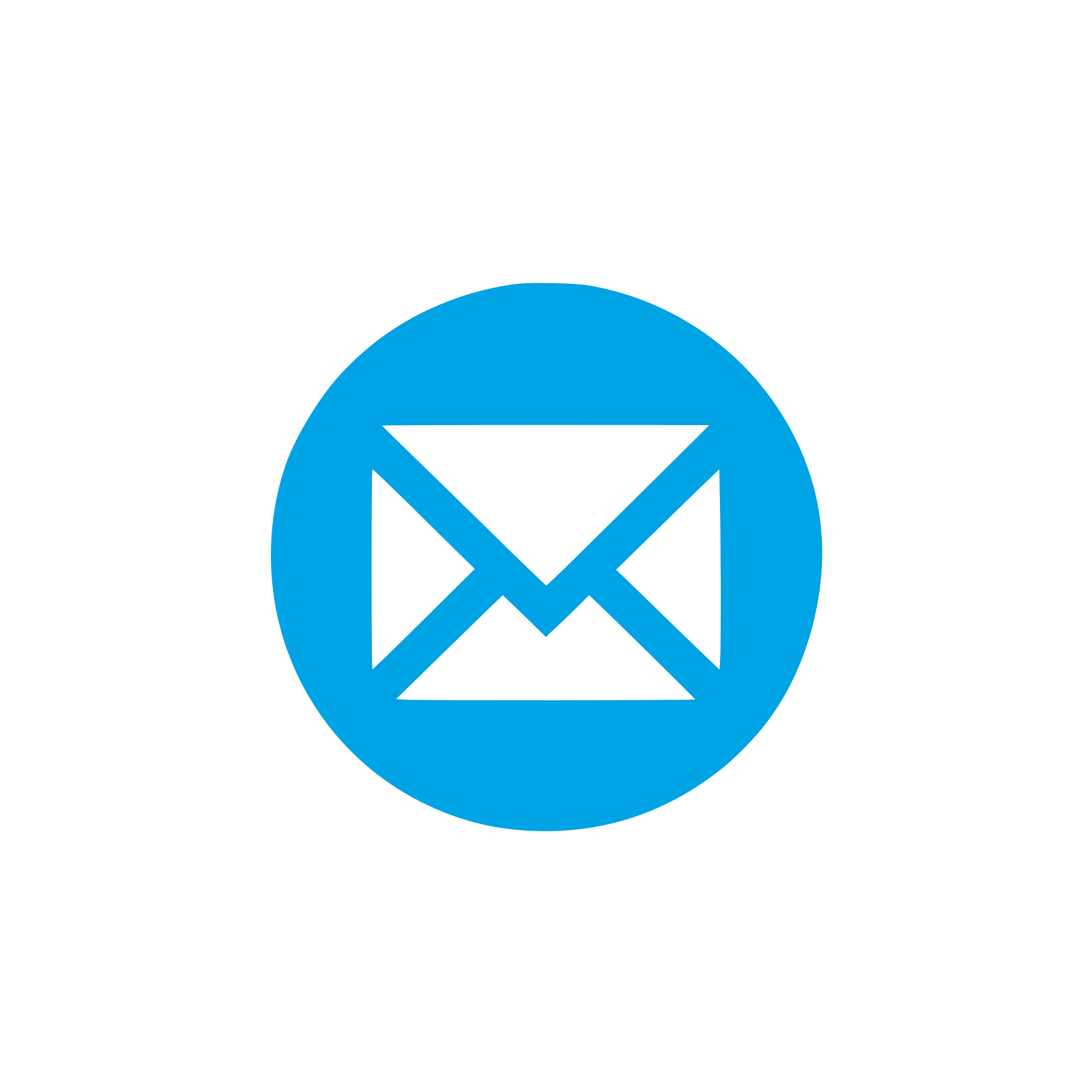 Email Service Logo #00a3e4