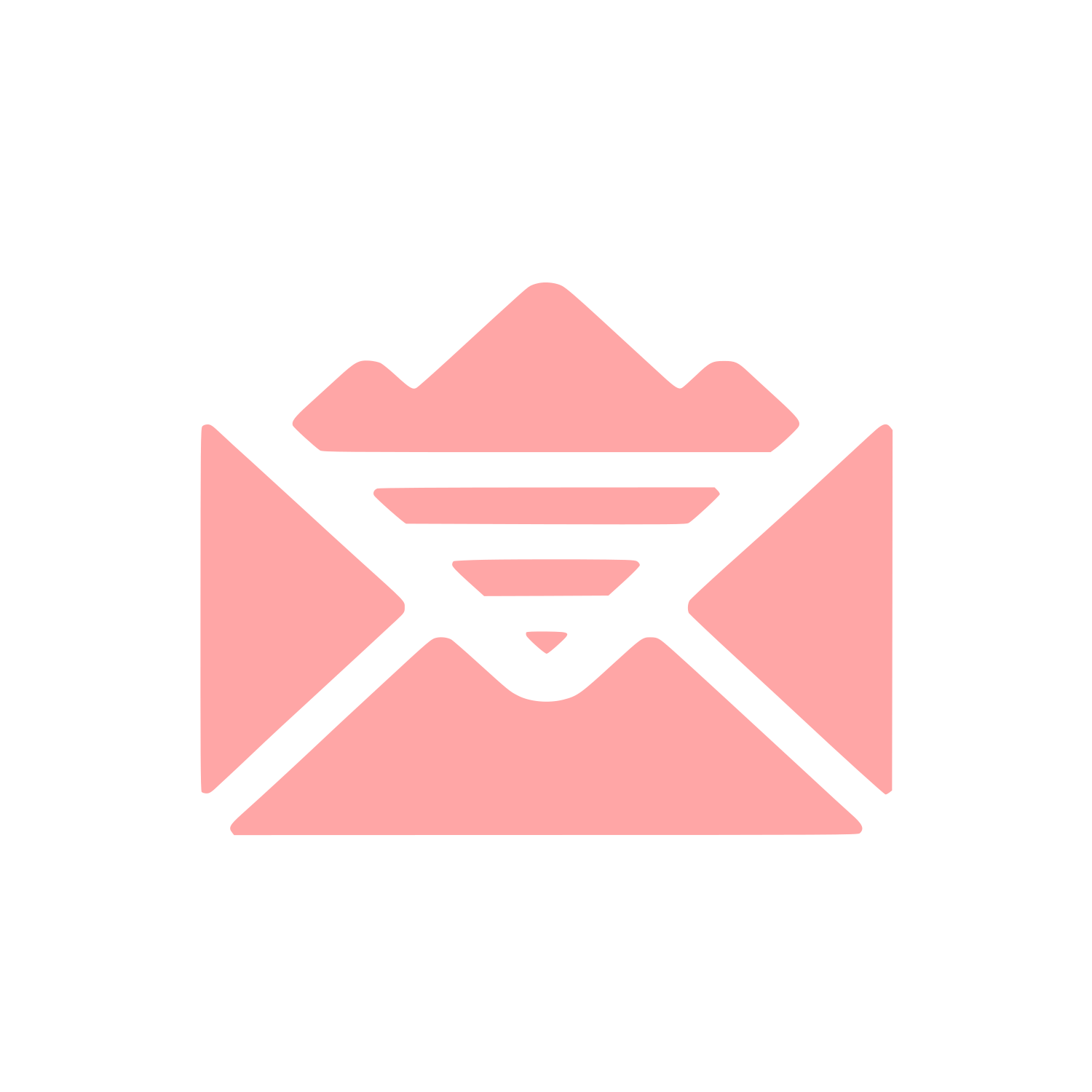 Mountain Mail Logo #ffa6a6