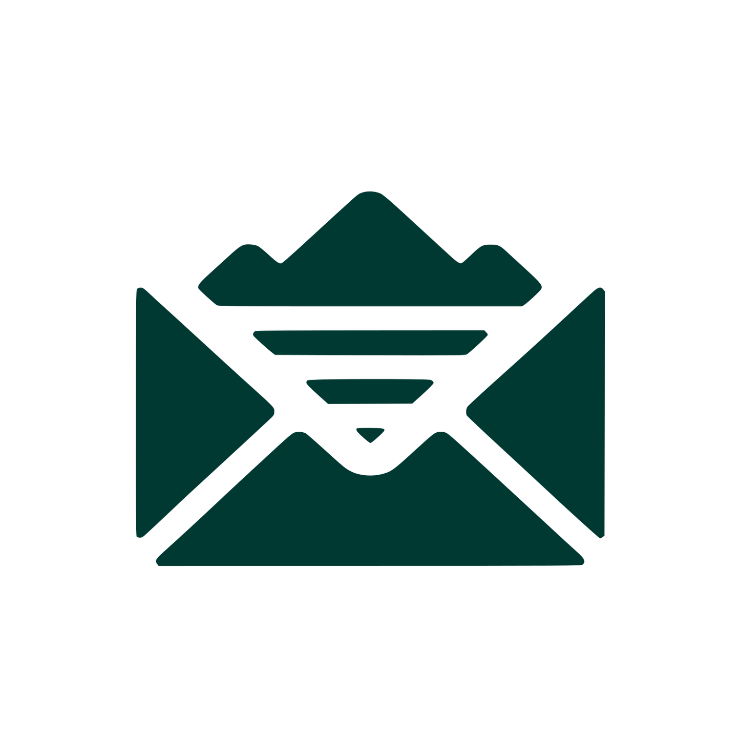 Mountain Mail Logo #003932
