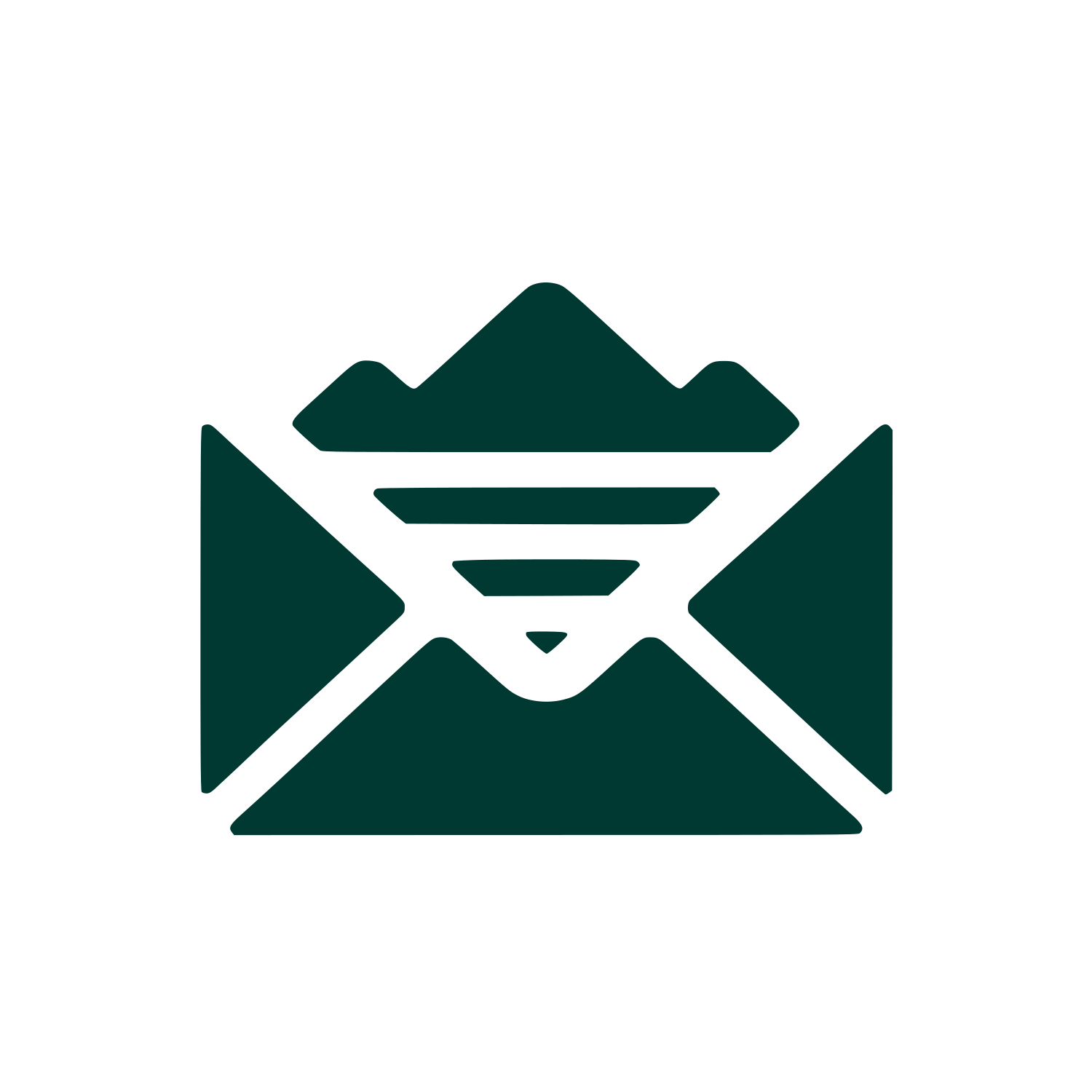 Mountain Mail Logo #003932