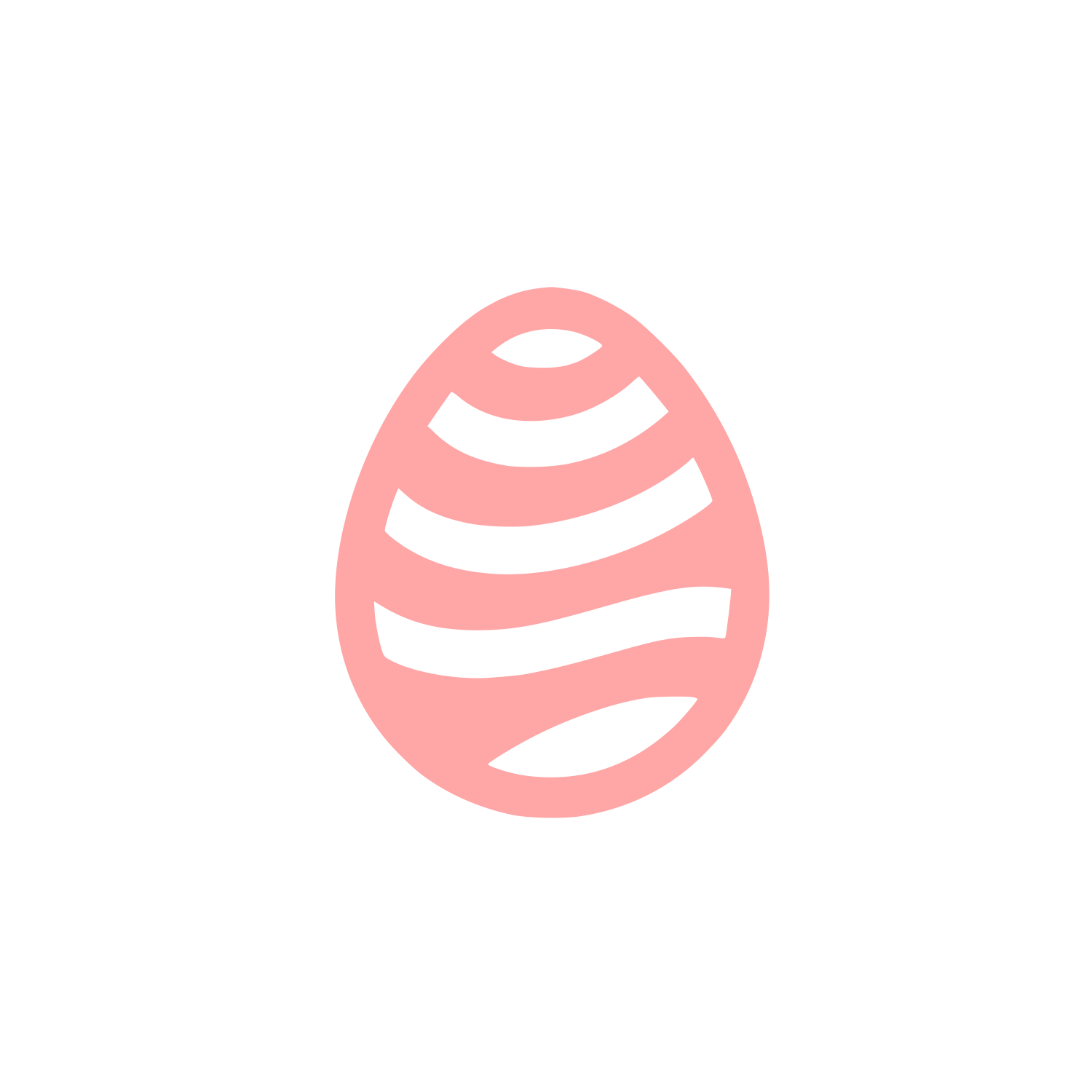 Striped Egg Logo #ffa6a6