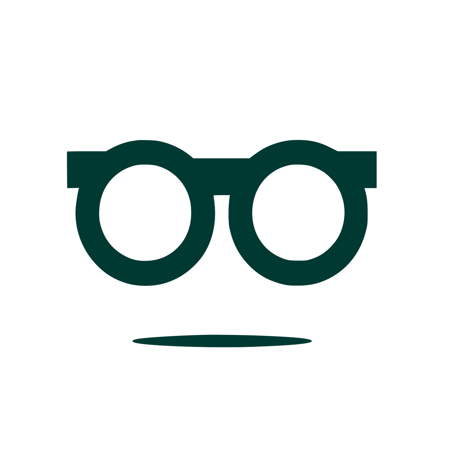 Eyeglasses Symbol Logo #003932