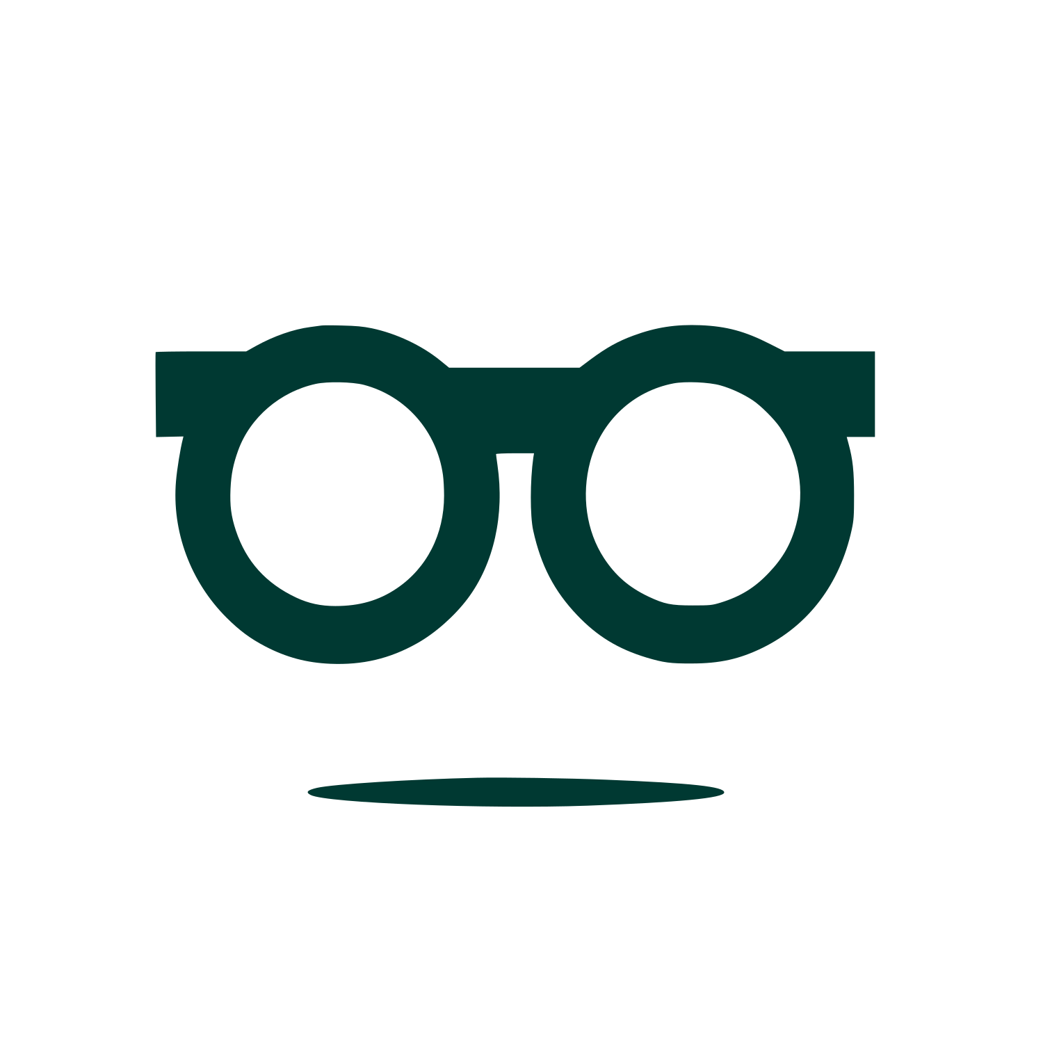 Eyeglasses Symbol Logo #003932