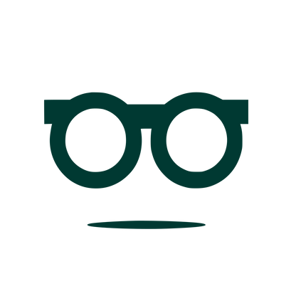Eyeglasses Symbol Logo #003932