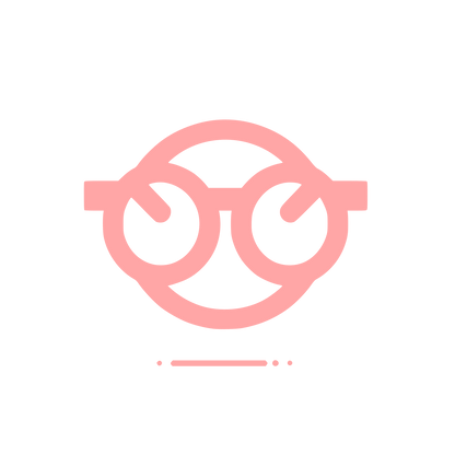 Glasses Logo #ffa6a6