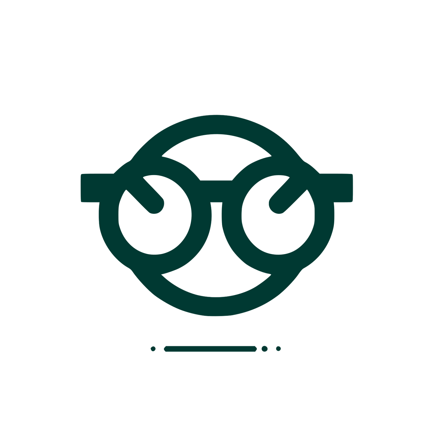 Glasses Logo #003932