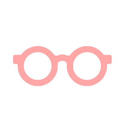 Spectacles Logo Design #ffa6a6