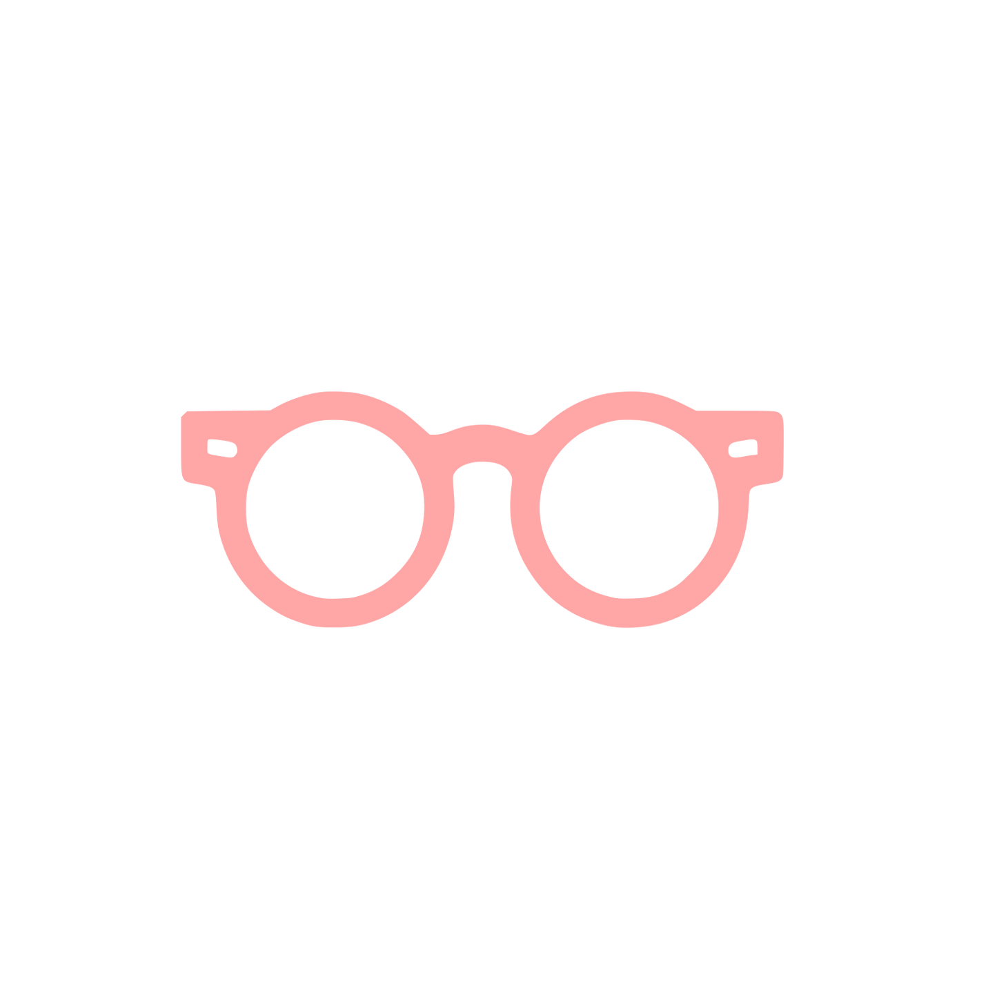 Eyeglasses Logo #ffa6a6