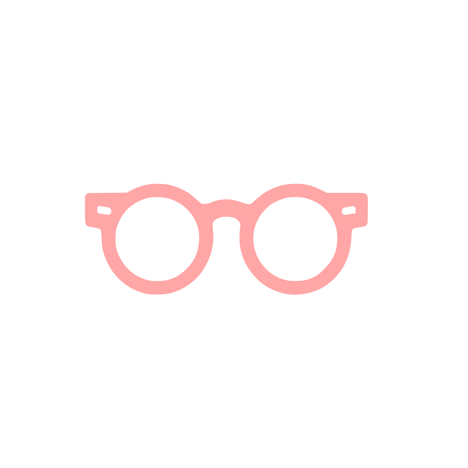 Eyeglasses Logo #ffa6a6