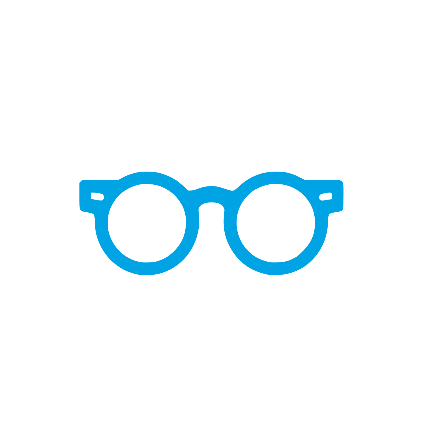 Eyeglasses Logo #00a3e4