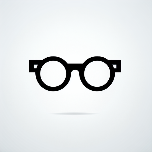 Black Glasses Logo