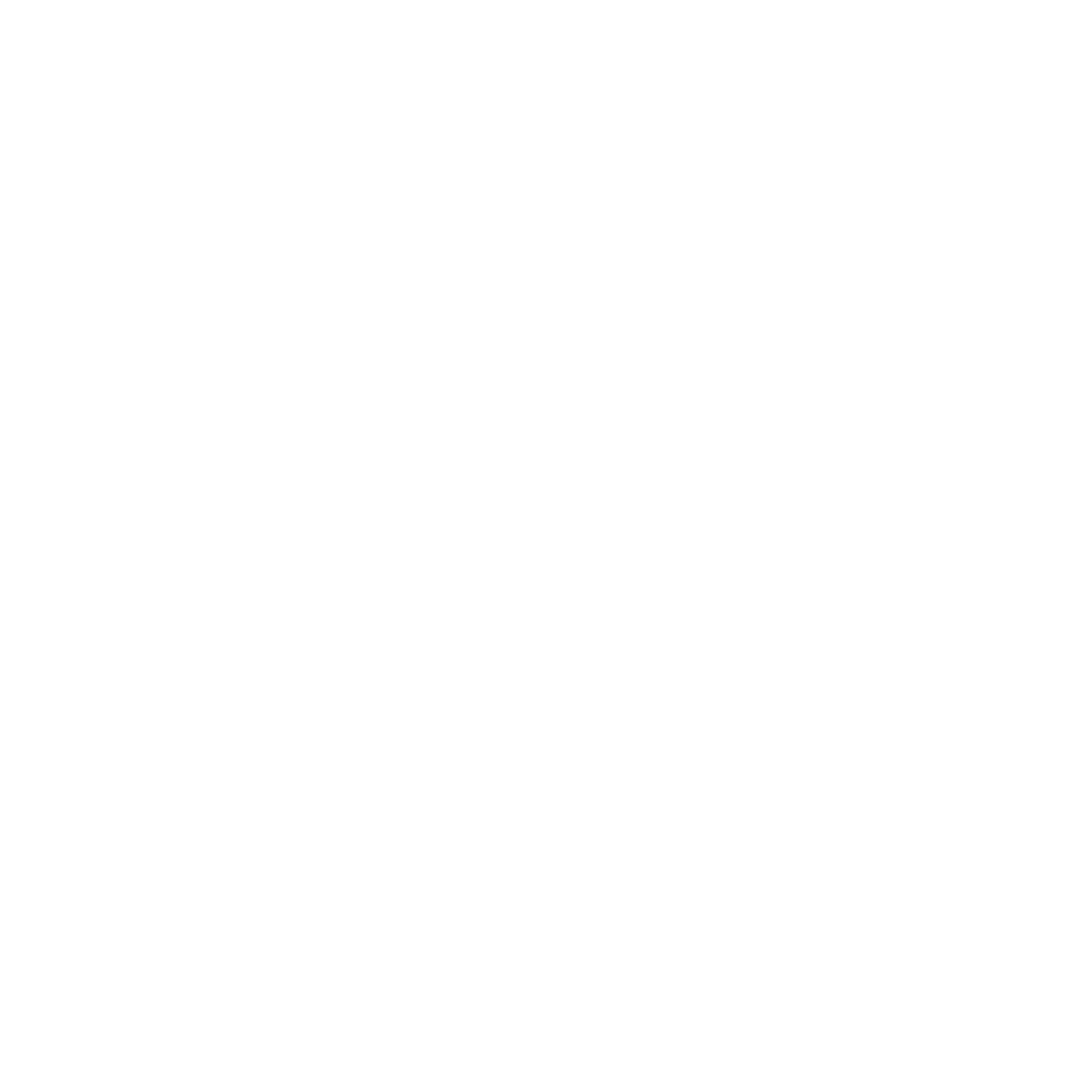 Simplistic Feather Logo #ffffff