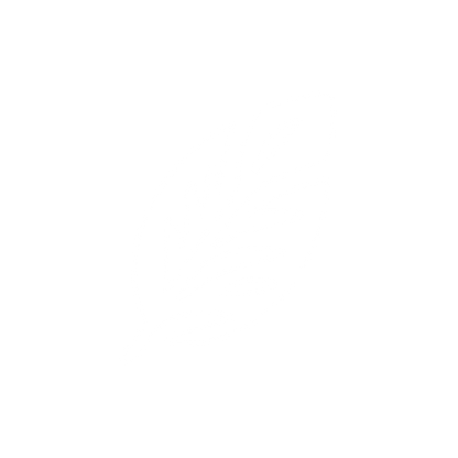 Simplistic Feather Logo #ffffff