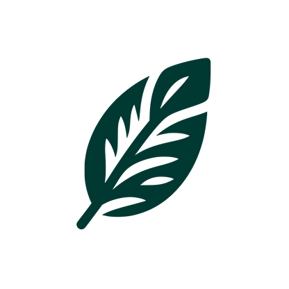 Simplistic Feather Logo #003932