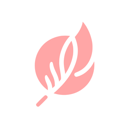 Black Leaf Logo #ffa6a6