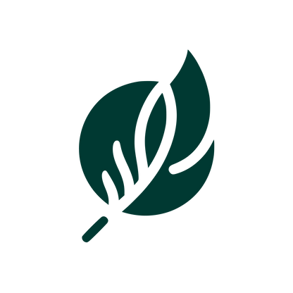 Black Leaf Logo #003932