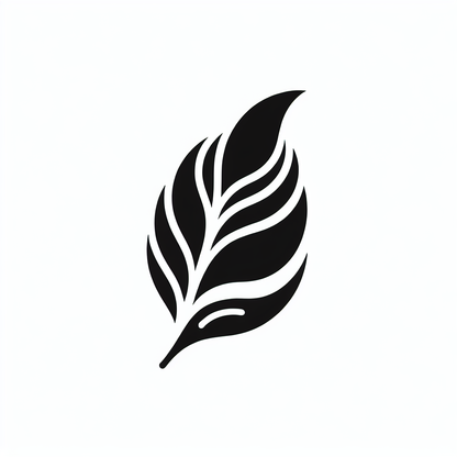 Leaf Silhouette Logo