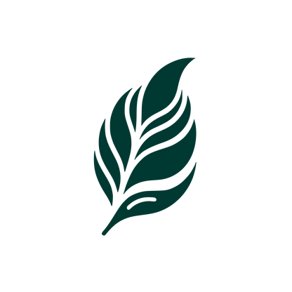 Leaf Silhouette Logo #003932