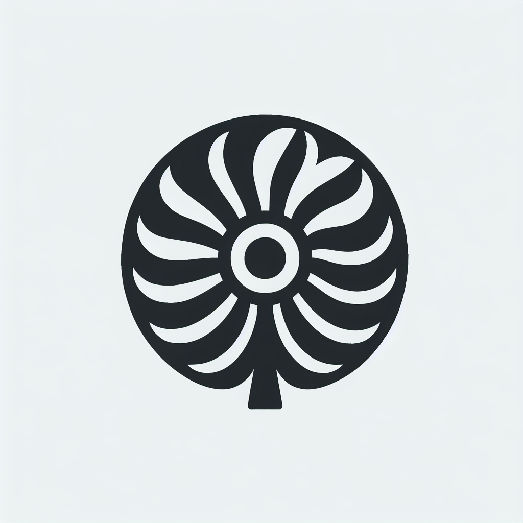 Abstract Fan Logo