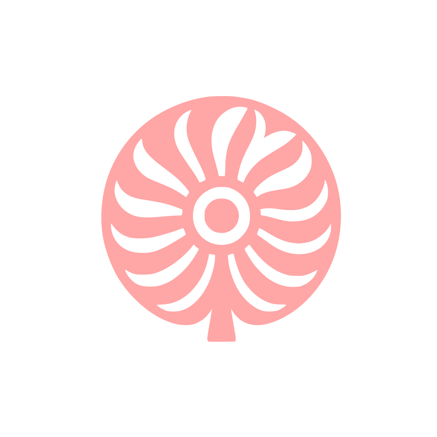 Abstract Fan Logo #ffa6a6