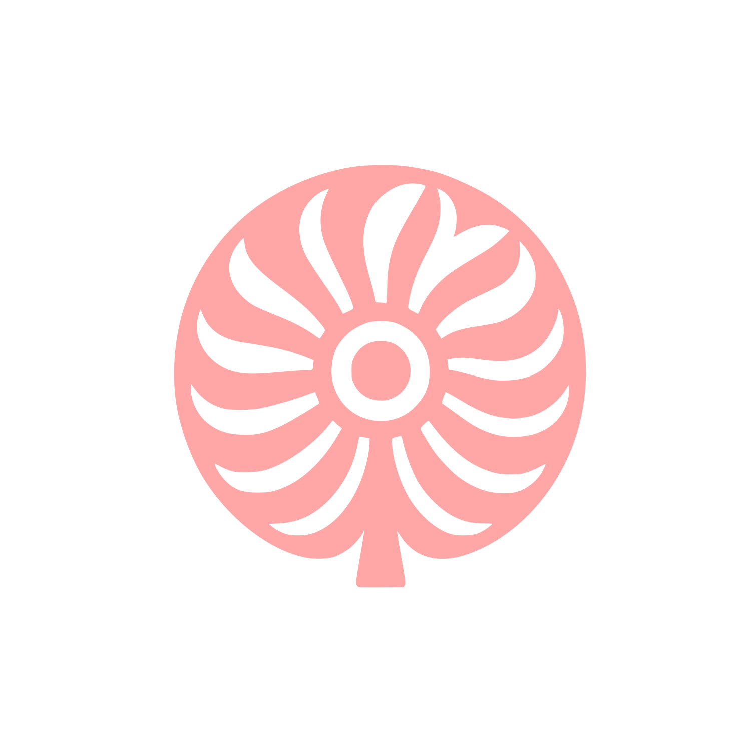 Abstract Fan Logo #ffa6a6