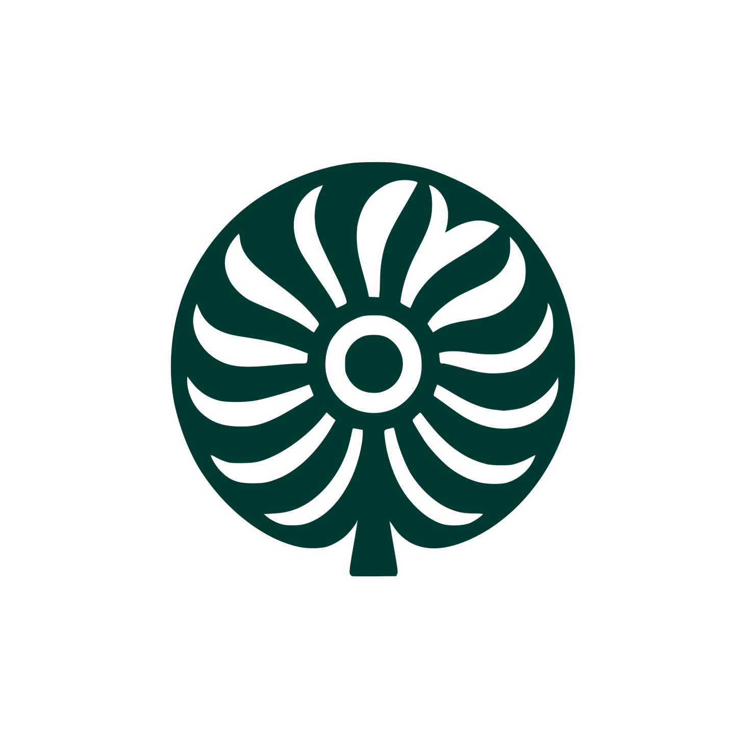 Abstract Fan Logo #003932