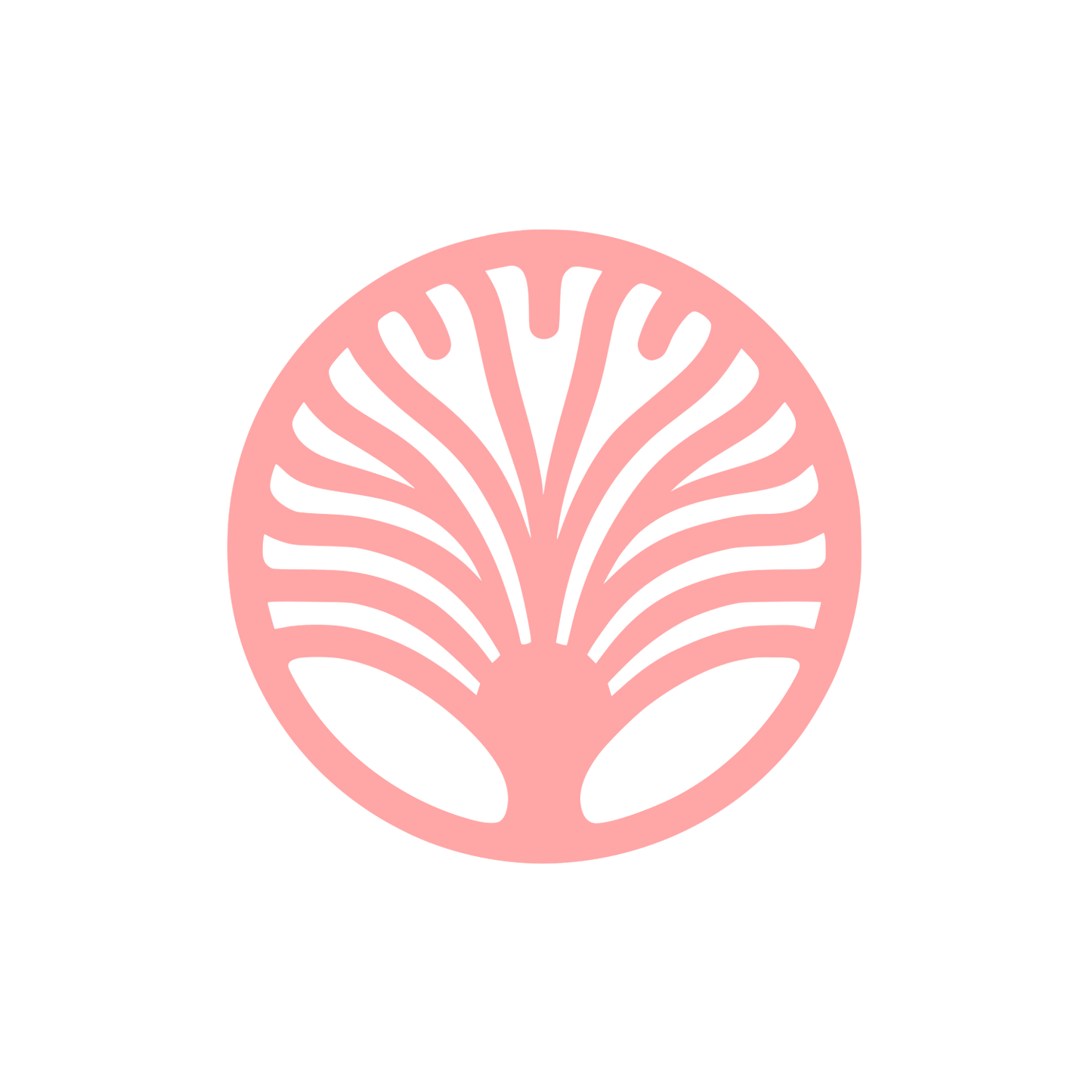 Abstract Shell Logo #ffa6a6