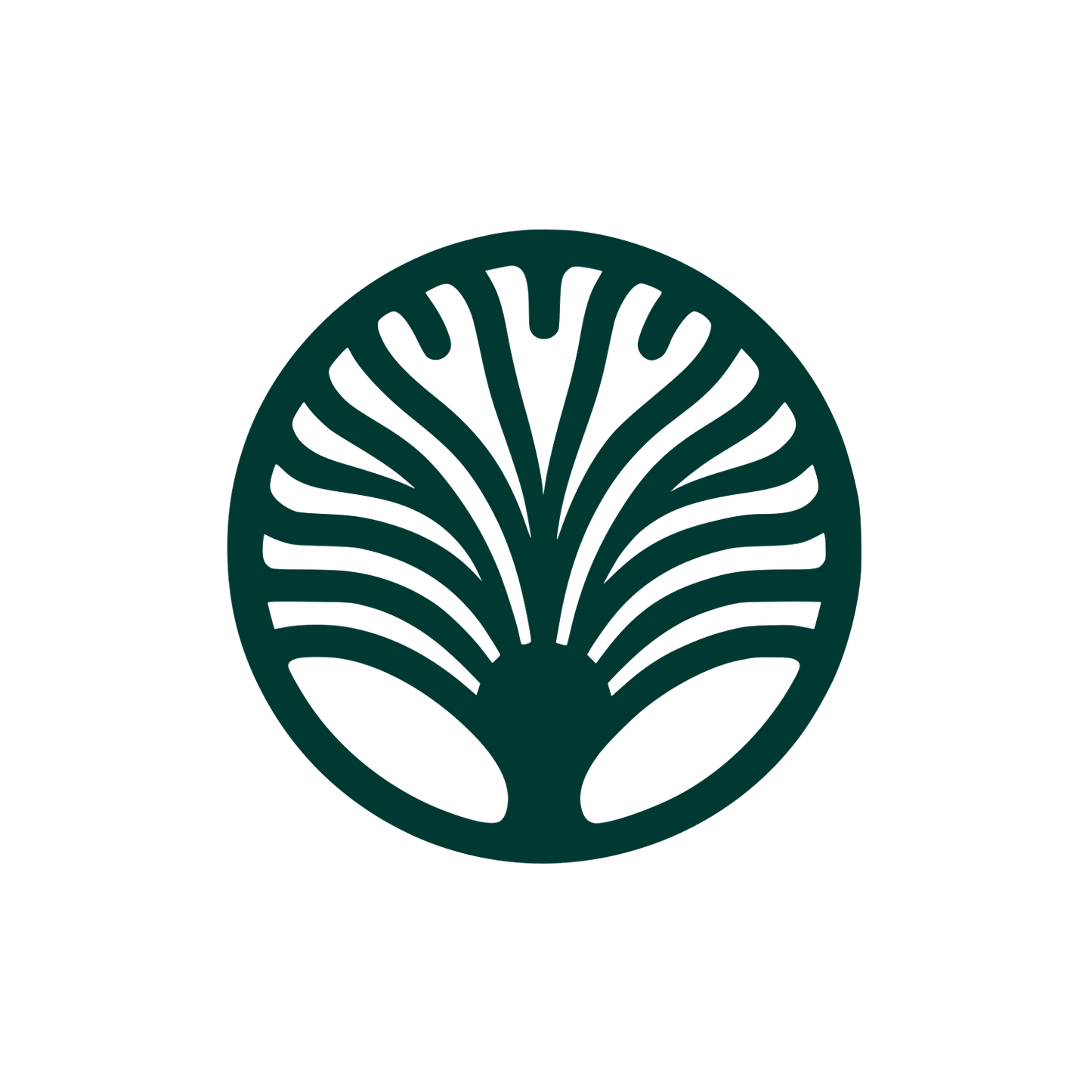 Abstract Shell Logo #003932