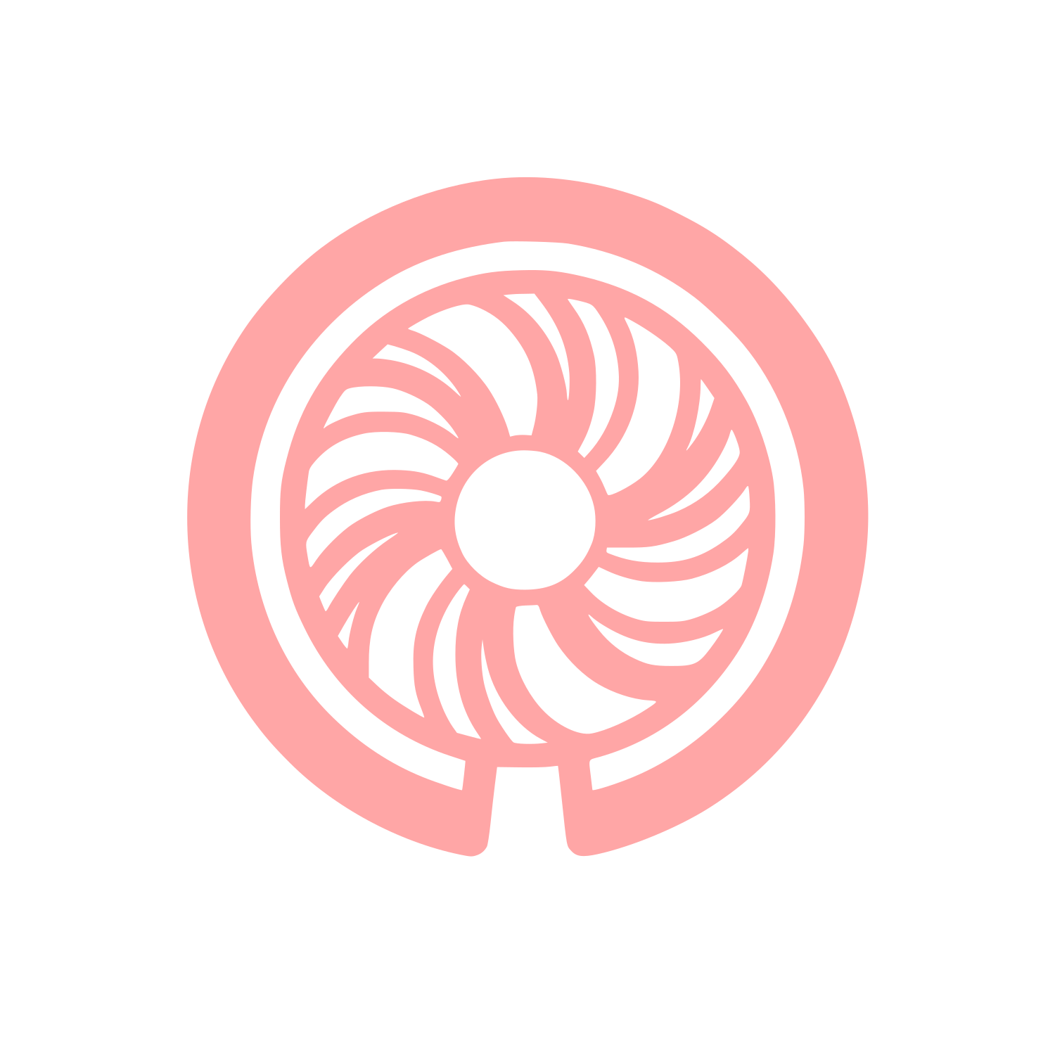 Fan Turbine Logo #ffa6a6
