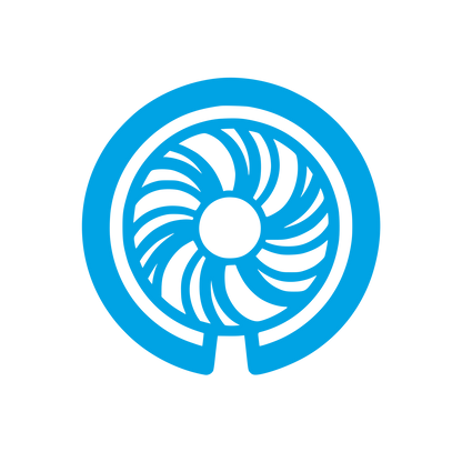 Fan Turbine Logo #00a3e4
