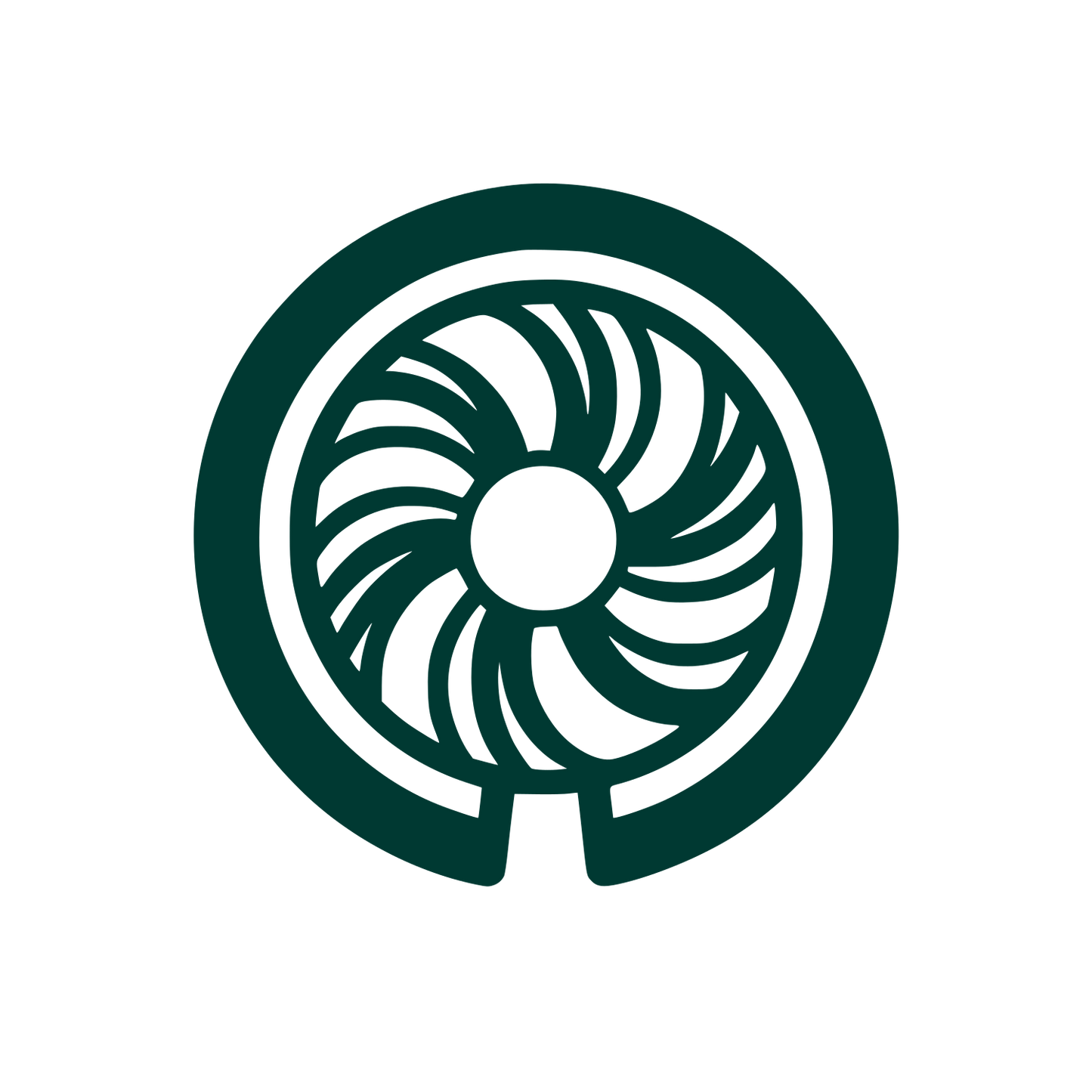 Fan Turbine Logo #003932