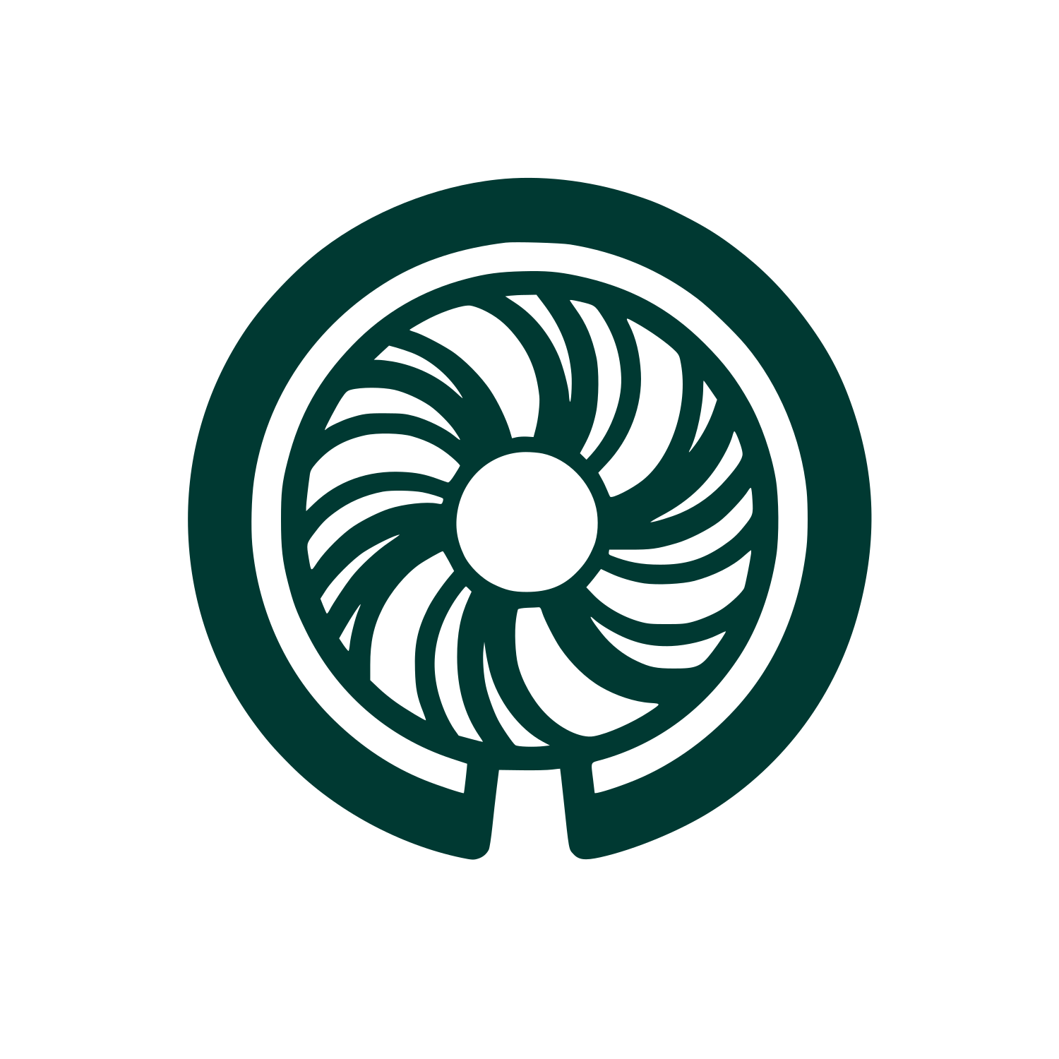 Fan Turbine Logo #003932