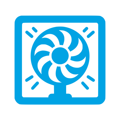 Desk Fan Logo #00a3e4