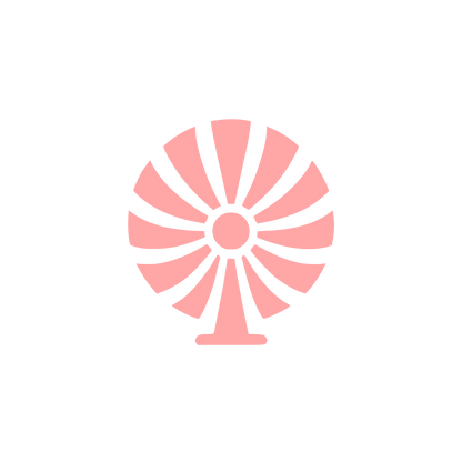 Circular Fan Logo #ffa6a6
