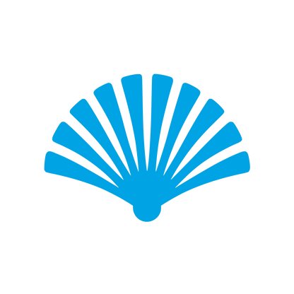 Scallop Shell Logo #00a3e4