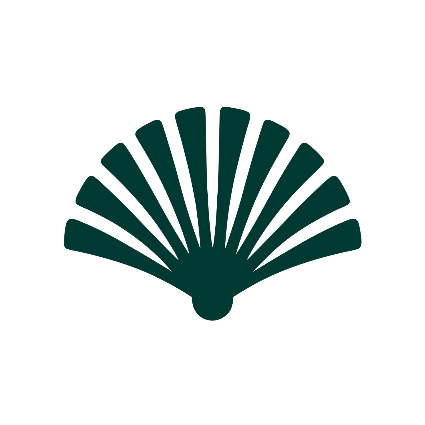 Scallop Shell Logo #003932