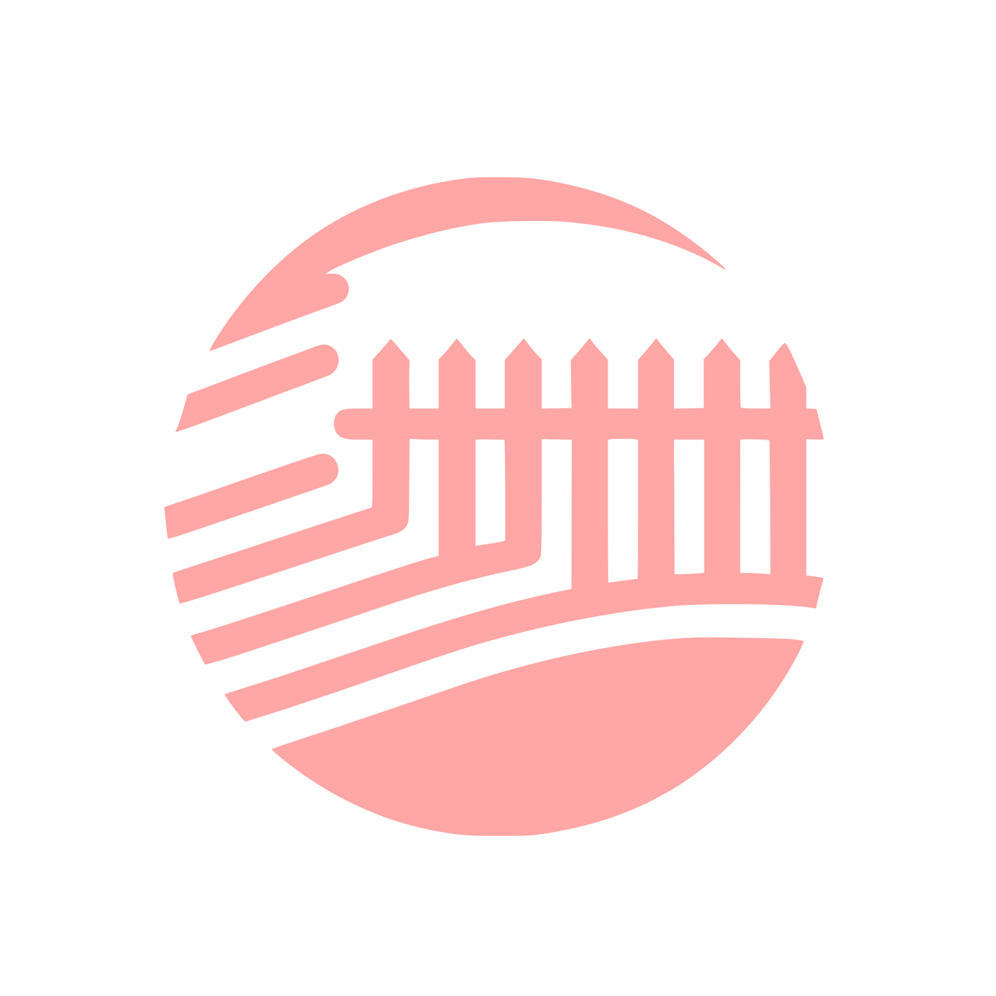 Wind Fence Logo #ffa6a6