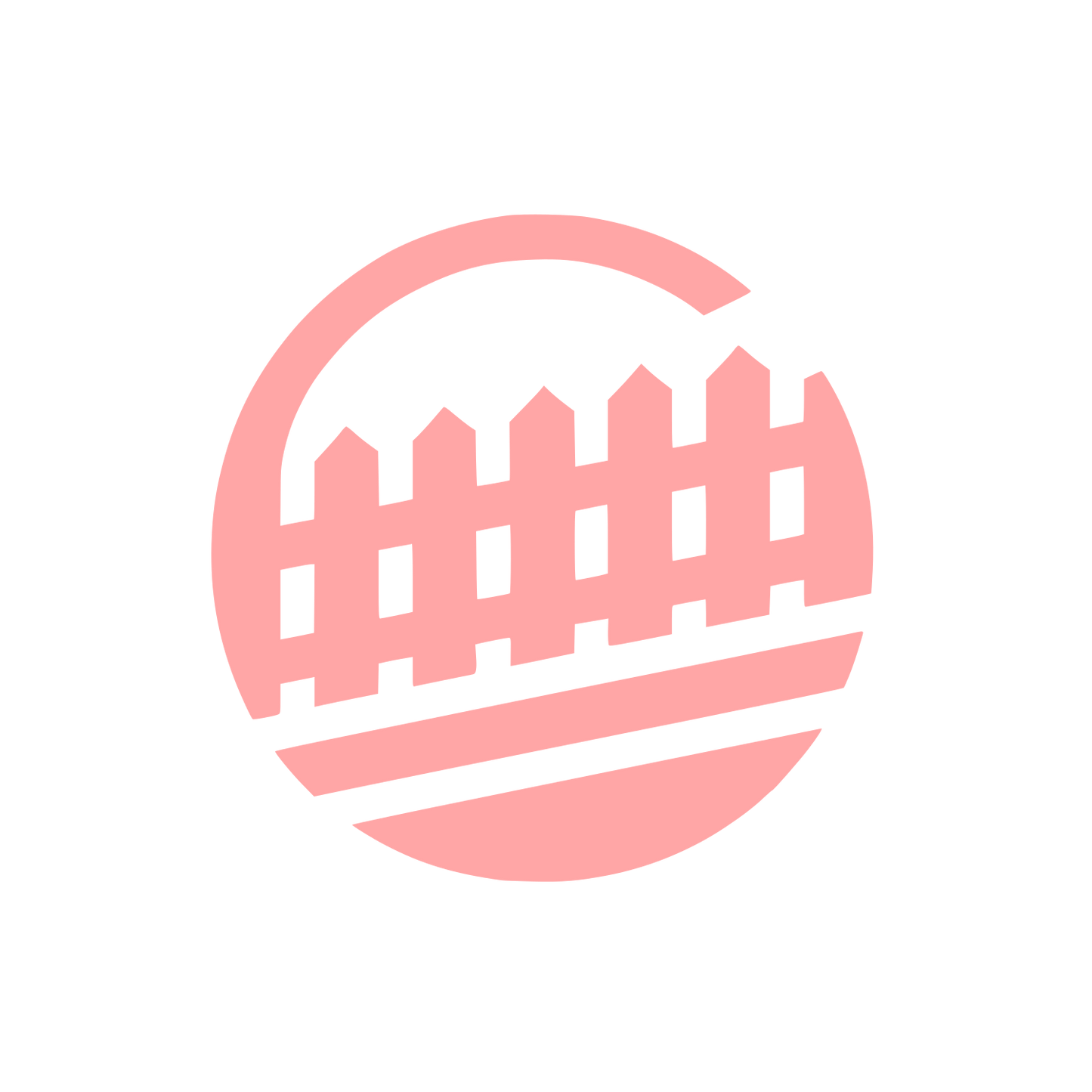 Picket Fence Logo #ffa6a6