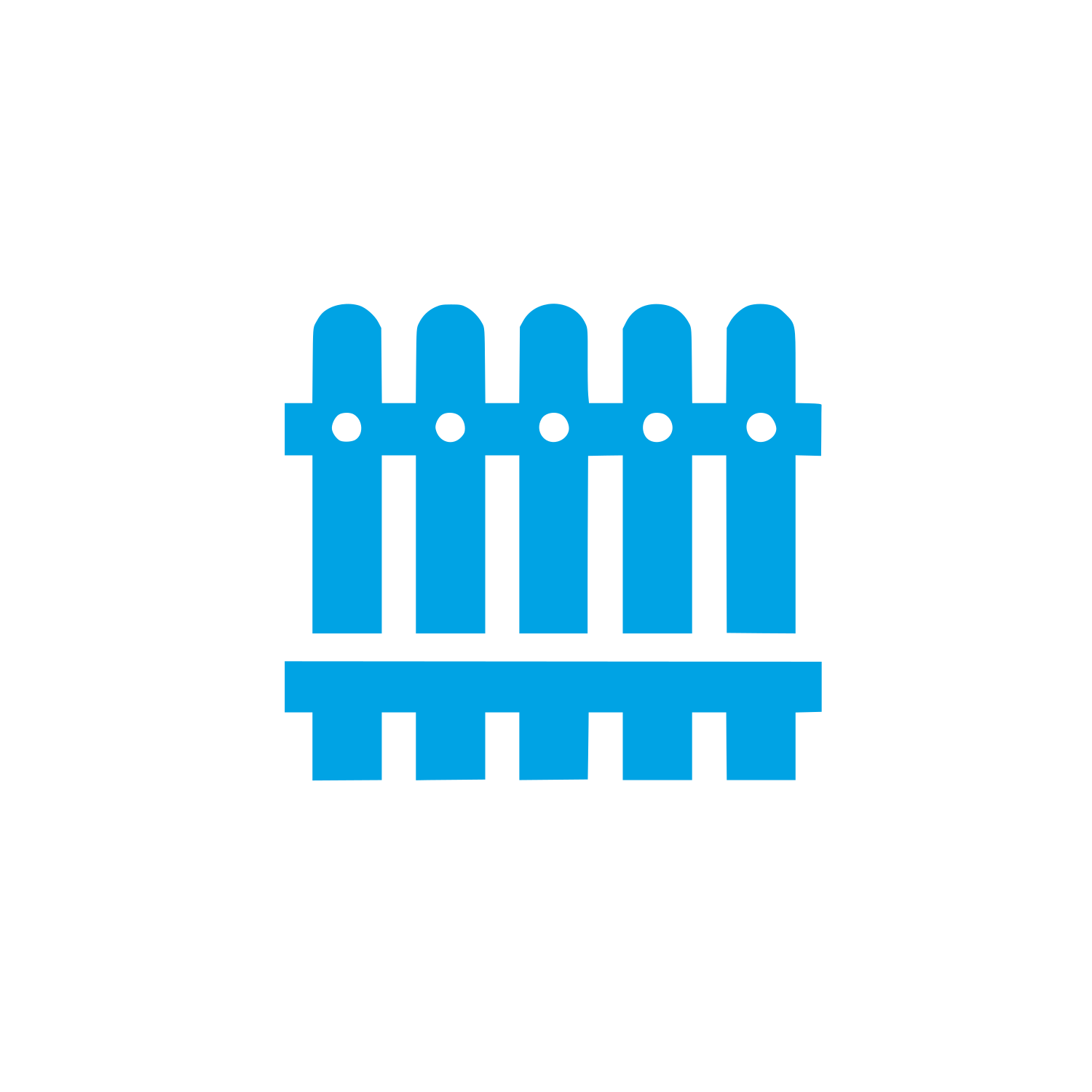 Fence Logo #00a3e4