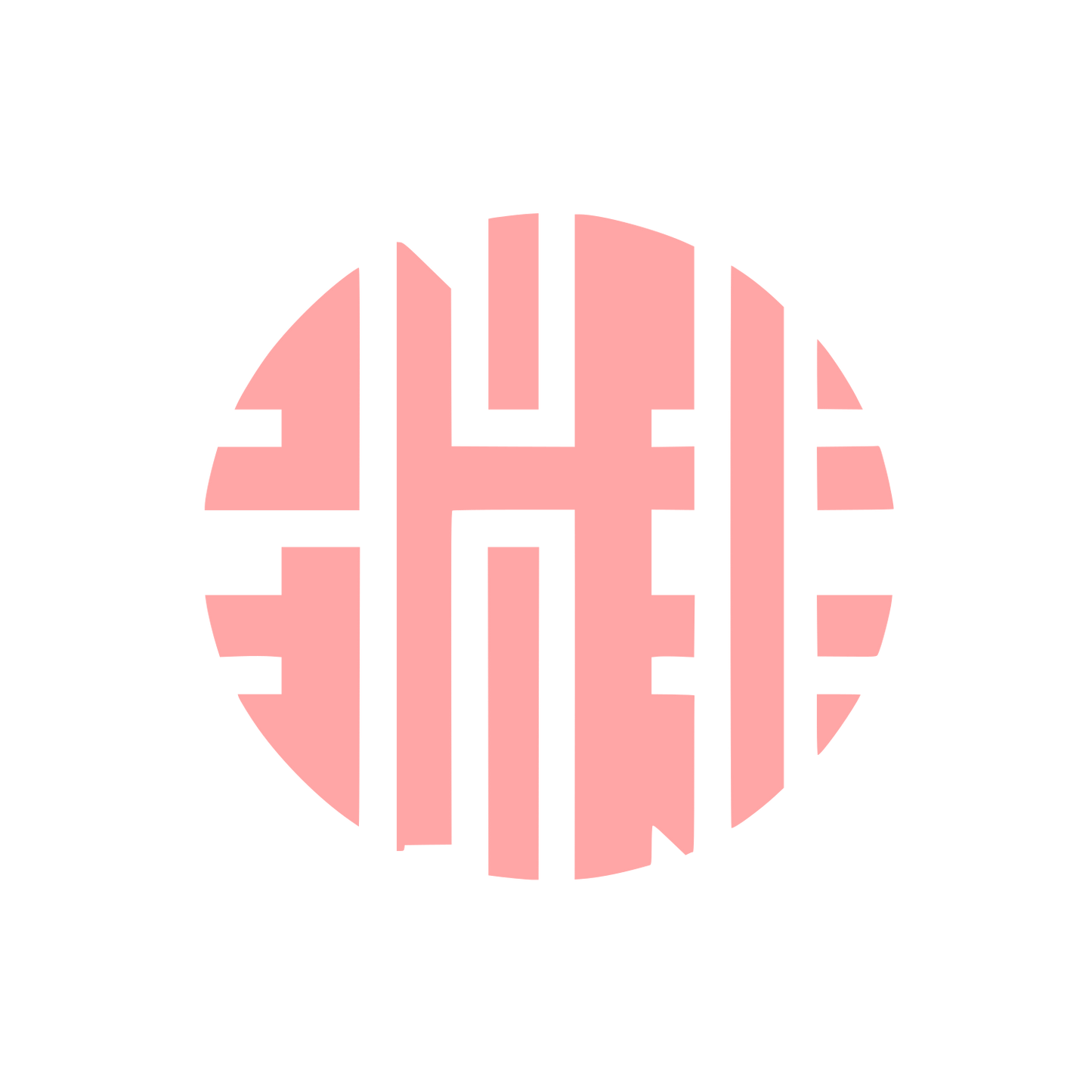 Fence Monogram Logo #ffa6a6