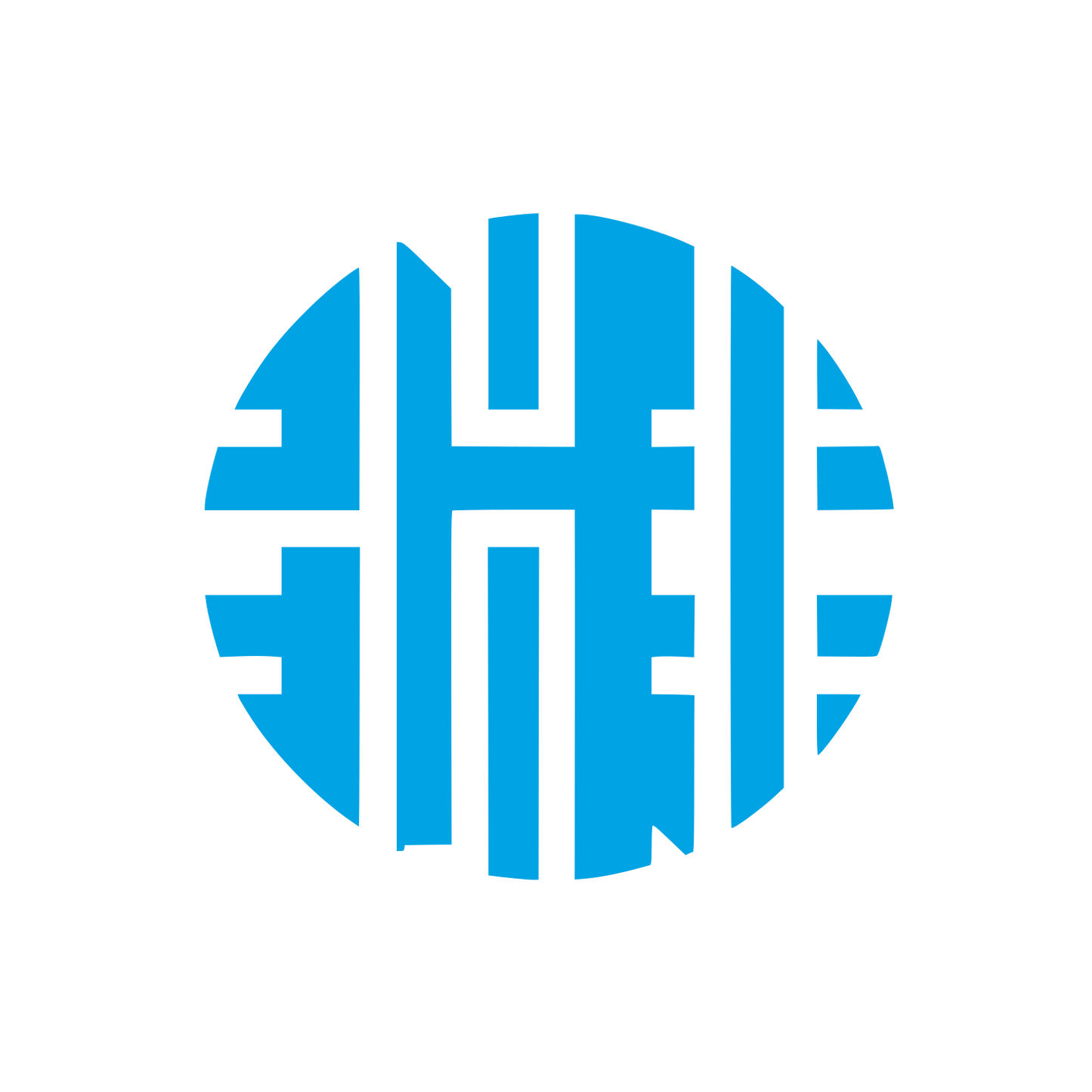 Fence Monogram Logo #00a3e4